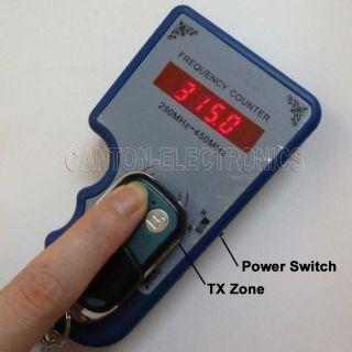 Car Remote Frequency Tester Frequency Counter Frequency Measurement