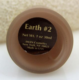 IMAN Second to None Oil Free Makeup Earth 2 Liquid Matte Face