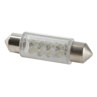 39 milímetros 8 lâmpada LED branco para carro (12V DC, conjunto de 4
