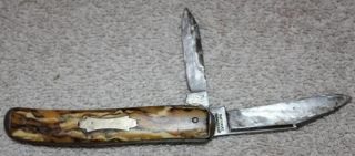  Pocket Knife Imperial Providence RI 2 Blade Folding Knife