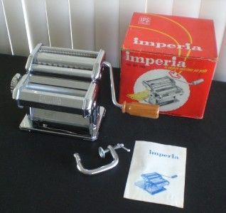 Imperia Pasta Maker SP150 Unused New in The Box Made in Italy