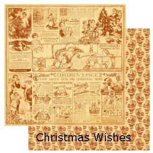 Graphic 45 Christmas Past Deluxe Edition 8 x 8 Vintage Cardstock Pad