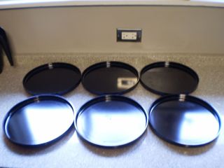  HELLER MASSIMO VIGNELLI Plastic Melmac Melamine Plates Black Set of 6