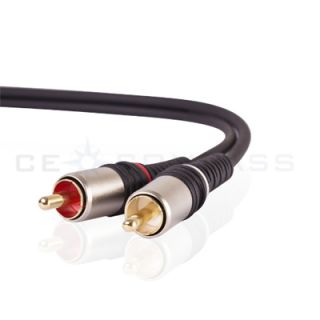  5mm 1 8 Plug Stereo Plug 2 RCA Hook Cable Y Adapter Male