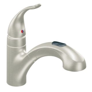  Integra Single Handle Pullout Kitchen Faucet in Stainless Steel