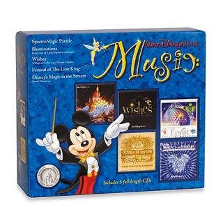 Walt Disney World Music 5 Disc CD Box Set New