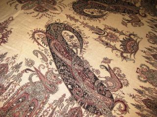  Blanket Throw Jamawar Pashmina Bedspread Indian Bedding King Size