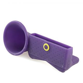 USD $ 6.29   Loudspeaker Horn Stand Holder for iphone 4(purple),