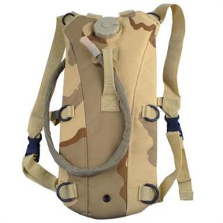 5L Desert Camo Hydration System Water Bag Backpack Bladder Hiking
