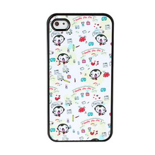 USD $ 2.29   Simple Pattern Dull Polish Hard Case for iPhone 4 and 4S
