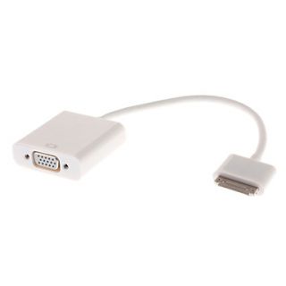 USD $ 26.59   VGA Female to 30 Pin Male Adapter Cable for iPad, iPhone