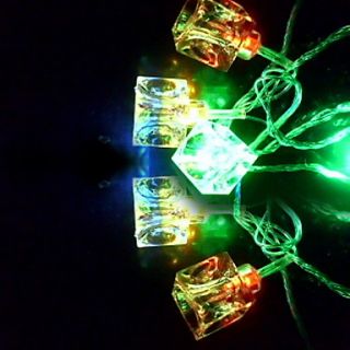 6m 3w 32 led ghiaccio luce colorata cubi stringa decorazione disegno