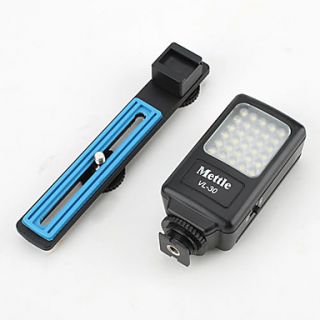 USD $ 25.49   Mini METTLE VL 30 LED Video Light for Camera,