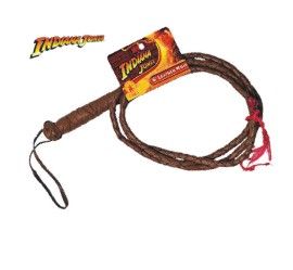 Indiana Jones   6 Brown Leather Whip   Officially Licensed Costume