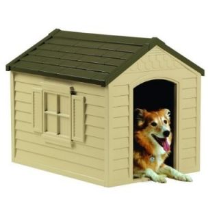 New Dog House Up to 70 Pounds Indoor Outdoor Suncast