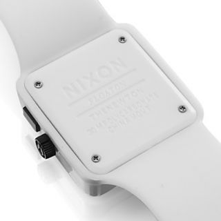 USD $ 4.39   Fashion Silicone Band Quartz Wrist Watch(White),