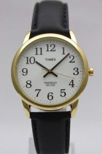 New Timex Men Easy Reader Indiglo Gold Watch T20491