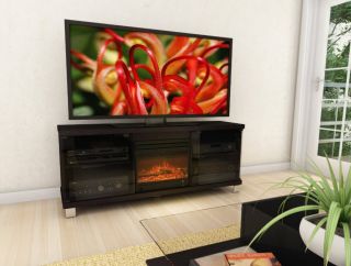 Electric Infrared Quartz Fireplace Heater Media Console Entertainment