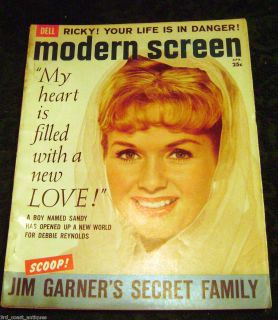   Screen April 1959 Debbie Reynolds Sandra Dee Inger Stevens J Garner
