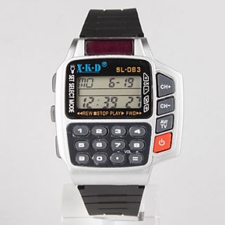 EUR € 9.52   hombres de goma automático digital reloj de pulsera