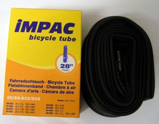 Standard Impac Inner Tube To fit Adult Road Bikes/Hybrids with 700c