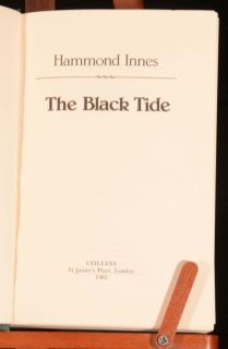 1982 The Black Tide by Hammond Innes First Edition