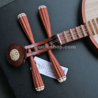 Traditional Chinese String Instrument Dunhuang Rosewood Yueqin Lute
