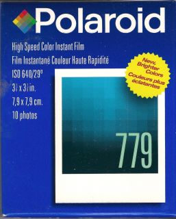 Polaroid High Speed Color Instant Film 779   10 Photos Expiration 01