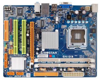 Biostar G41D3 LGA 775 Intel Motherboard