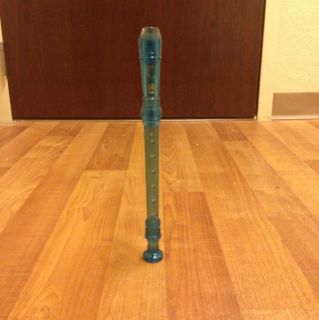 Yamaha Recorder Flute Pre Owned Blue Good Condition Musical Instrument
