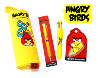 Angry Birds Writing Instruments Set_Pencil case,Multi colors ballpoint