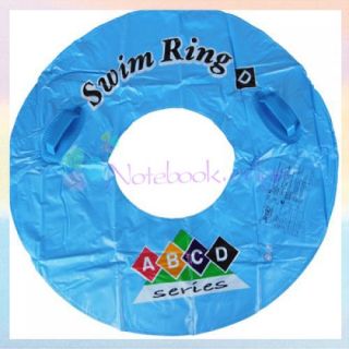 Inflatable Swim Float Water Swimming Tube Ring Toy Blue