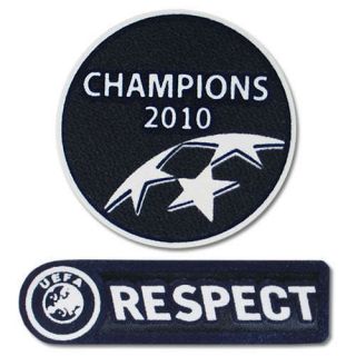 Inter Milan UEFA Champions Respect 2010 Soccer Patch
