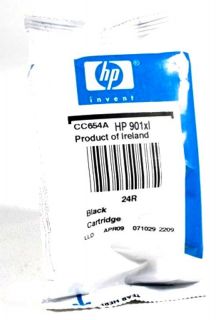 2012 2013 Genuine HP 901XL Black Ink 901 Officejet J4680 J4500 J4580