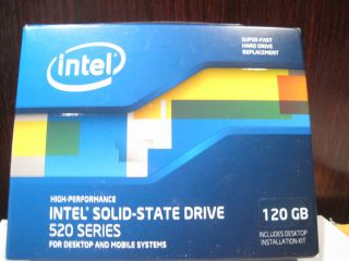 Intel 520 Series 120GB Internal Solid State Drive SSD for Win, w