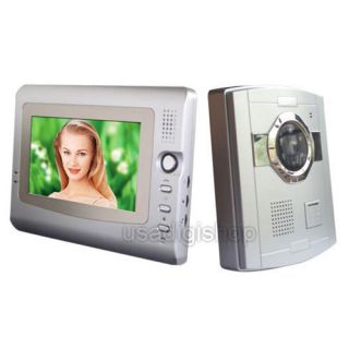 Video Door Phone Security Camera LCD Intercom System