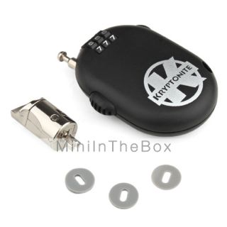 USD $ 21.79   Travel Combination Lock with Retractable Cable,