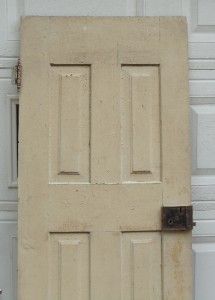  Primitive Original Chippy Paint Wood Interior Panel Door No Glass