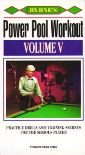 Pool/Billiards Byrnes Instructional Video Volume 5 VHS NEW Improve