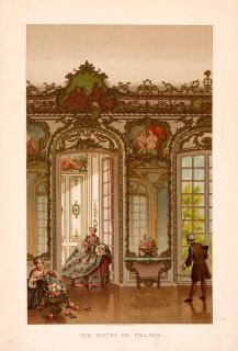  Hotel Villars France 18th Century Costume Rococo Interior