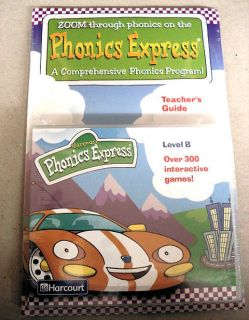 Grade 1 Phonics Express Level B Over 300 Interactive Games Harcourt