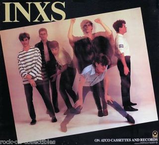 INXS 1984 Vintage Atco Records Promo Poster