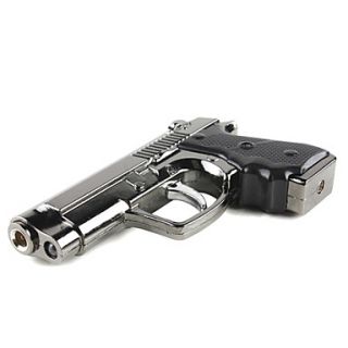USD $ 3.59   Pistol Shaped Windproof Lighter with White Light