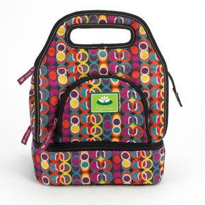 LILY BLOOM INSULATED LUNCH TOTE NWT WATERPROOF FROM RECYCLED MATERIALS