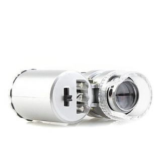 USD $ 5.79   60X Microscope Loupe LED Magnifier + Currency Detecting