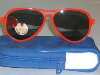 1960s 58mm Vintage B L Ray Ban Yellow Red Contrast G15 Vagabond