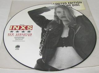 INXS New Sensation Limited Edition Picture Disc 1988 w Sleeve