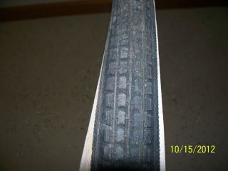 Schwinn Tire Whitewall 26x1 75 Maybe Original for Parts or Use