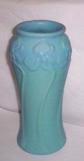 Van Briggle Iris Vase USA Pottery Blue Turquoise