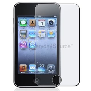 Orange Black Cover Case Anti Glare Guard for iPod Touch 2nd 3rd Gen 2